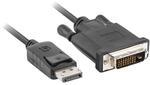 Lanberg Displayport V1.2 - Dvi-d (24+1) Stecker/stecker Adapterkabel 1,8 M...