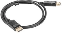 Kabel Displayport Lanberg M/m 1m 4k V1.2 Czarny
