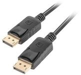Lanberg Displayport-kabel Stecker/stecker 0,5 M 4k V1.2 Schwarz