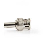 Nedis Bnc-stecker / Gerade / Stecker / Vernickelt / 50 Ohm / Kr&auml;useln /