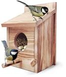 Holz Vogelhaus Wetterfest Mit 60mm Einflugloch, Nistkasten F&uuml;r Meisen &...