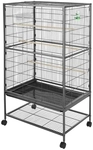 Vogelk&auml;fig Vogelvoliere Vogelhaus Grau Xxl Voliere K&auml;fig Zuchtk&auml;fig...