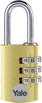 Yale - Ye3cb/20/121/1/go Standardsicherheit 20mm Aluminium Kombination