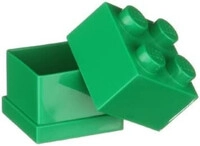 Lego Mini-speicherstein 4 Noppen 4,6 X 4,3 Cm Polypropylen Gr&uuml;n