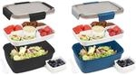 Bento Box 2000ml 2er Set, Auslaufsichere Brotdose Mit F&auml;chern, Salatbox To Go...