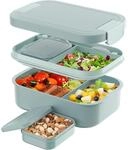 Lunchbox 1900ml Auslaufsicher Mit F&auml;chern, Bpa-frei, Mikrowellengeeignet