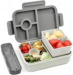 Bento Box Kinder 1300ml Auslaufsicher Mit 6 F&auml;chern, Bpa-frei, Mikrowellen- &