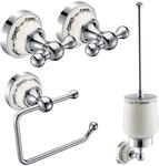 Paulgurkes - Bad-accessoires Set Nostalgie Retro Haken Wc-b&uuml;rste...