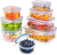 Yashe Frischhaltedosen-set Se-16pcs, 16-teilig, 5,54 L, Pp