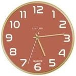 Unilux Baltic Wanduhr Orange Durchmesser 31,5 Cm
