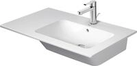 Duravit Me By Starck M&ouml;belwaschtisch, Mit &Uuml;berlauf, 1 Hahnloch,