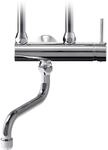 Clage Einhebel-&uuml;bertischarmatur Cso Swb Rohrausl 16cm, Chr, M Seitl. Hebel