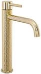 Rea - Waschbeckenarmatur Lungo Art Gold Hoch