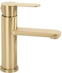 Waschbeckenarmatur Rea Arcos Low Brush Gold