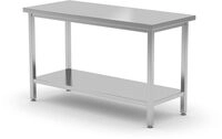 Hendi - Zentraler Arbeitstisch &ndash; Verschraubt, Kitchen Line, 1200x700x(h)850mm