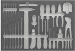 Werkzeugmodul 3/3 Leer Handwerkzeug Fortis
