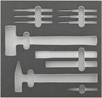 Werkzeugmodul 2/3 Leer Hammer Und Meissel Fortis