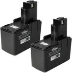 Vhbw 2x Akku Kompatibel Mit Bosch Gsr 9.6 Old Version Gsb 9.6ves-2, Gsr 9.6v,...
