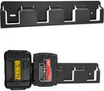 Wandhalterung F&uuml;r 4 Akkus, Kompatibel Mit Dewalt & Milwaukee 18v/20v