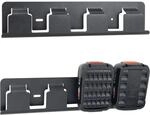 Wandhalterung F&uuml;r 4x 18v Akkus, Stahl, F&uuml;r Bosch Haus & Garten,