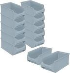 Brb 12x Sichtbox Profi Lb3, Au&szlig;enma&szlig;e Lxbxh 350x200x150 Mm, Innenma&szlig;e Lxbxh