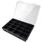 Organizador Plastico 16 Compartimentos 242x188x37 Mm.