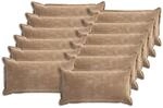 Kissenbezug 12 Stk. Houten Braun 40 X 80 Cm Chenille-stoff Vidaxl