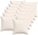 Kissenbezug 12 Stk. Houten Creme 40 X 40 Cm Cord Vidaxl