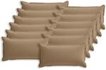 Kissenbezug 12 Stk. Houten Taupe 40 X 80 Cm Polyester Vidaxl