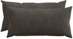 Kissenbezug 2 Pcs Heerlen Anthrazit 40 X 80 Cm Cord Vidaxl