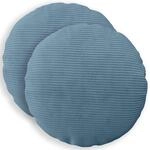 Kissenbezug 2 Pcs Heerlen Blau &Oslash; 50 Cm Cord Vidaxl