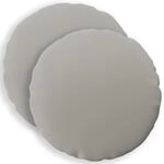 Kissenbezug 2 Pcs Heerlen Grau &Oslash; 50 Cm Polyester Vidaxl