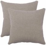Kissenbezug 2 Pcs Heerlen Hellgrau 40 X 40 Cm Boucl&eacute; Vidaxl