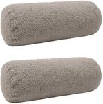 Kissenbezug 2 Pcs Heerlen Hellgrau &Oslash; 15 X 40 Cm Boucl&eacute; Vidaxl