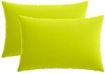 Kissenbezug 2 Pcs Heerlen Hellgr&uuml;n 40 X 60 Cm Polyester Vidaxl