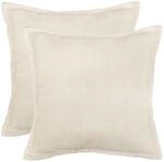 Kissenbezug 2 Pcs Houten Creme 40 X 40 Cm Boucl&eacute; Vidaxl