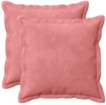 Kissenbezug 2 Pcs Houten Rosa 40 X 40 Cm Samt Vidaxl