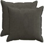 Kissenbezug 2 Stk. Houten Anthrazit 55 X 55 Cm Cord Vidaxl