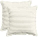 Kissenbezug 2 Stk. Houten Creme 35 X 35 Cm Cord Vidaxl