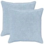 Kissenbezug 2 Stk. Houten Himmelblau 55 X 55 Cm Vidaxl