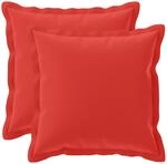 Kissenbezug 2 Stk. Houten Rot 50 X 50 Cm Polyester Vidaxl