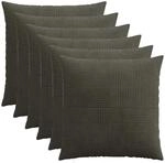 Kissenbezug 6 Pcs Almelo Anthrazit 70 X 70 Cm Cord Vidaxl