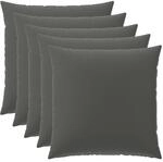 Kissenbezug 6 Pcs Heerlen Anthrazit 65 X 65 Cm Polyester Vidaxl