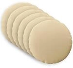 Kissenbezug 6 Pcs Heerlen Beige &Oslash; 60 Cm Polyester Vidaxl