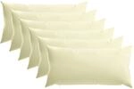 Kissenbezug 6 Pcs Heerlen Creme 40 X 80 Cm Polyester Vidaxl