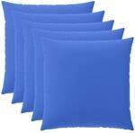Kissenbezug 6 Pcs Heerlen K&ouml;nigsblau 65 X 65 Cm Polyester Vidaxl