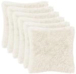 Kissenbezug 6 Pcs Heerlen Wei&szlig; 35 X 35 Cm Pv Fleece Vidaxl