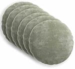 Kissenbezug 6 Stk. Heerlen Gr&uuml;n &Oslash; 40 Cm Chenille-stoff Vidaxl