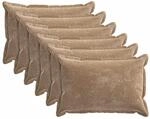 Kissenbezug 6 Stk. Houten Braun 50 X 75 Cm Chenille-stoff Vidaxl