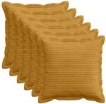 Kissenbezug 6 Stk. Houten Gelb 35 X 35 Cm Cord Vidaxl